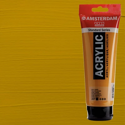 Akrylová farba Talens Amsterdam, 250 ml - 227, yellow ochre