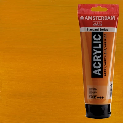 Akrylová farba Talens Amsterdam, 250 ml - 231, gold ochre