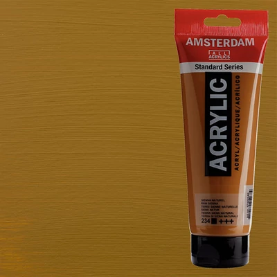 Akrylová farba Talens Amsterdam, 250 ml - 234, raw sienna
