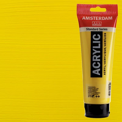 Akrylová farba Talens Amsterdam, 250 ml - 275, primary yellow