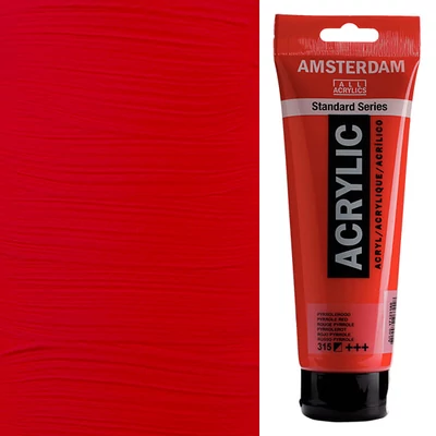 Akrylová farba Talens Amsterdam, 250 ml - 315, pyrrole red
