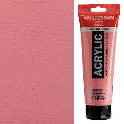 Akrylová farba Talens Amsterdam, 250 ml - 316, venetian rose