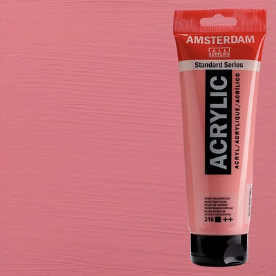 Akrylová farba Talens Amsterdam, 250 ml - 316, venetian rose
