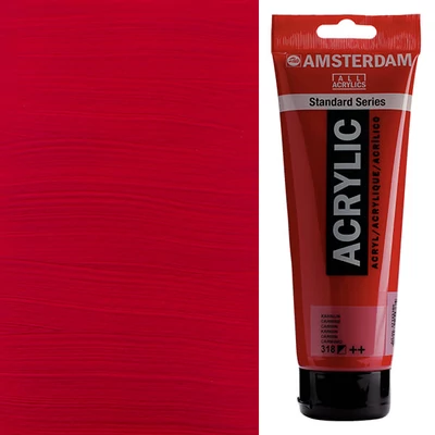 Akrylová farba Talens Amsterdam, 250 ml - 318, carmine
