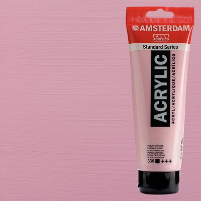 Akrylová farba Talens Amsterdam, 250 ml - 330, persian rose