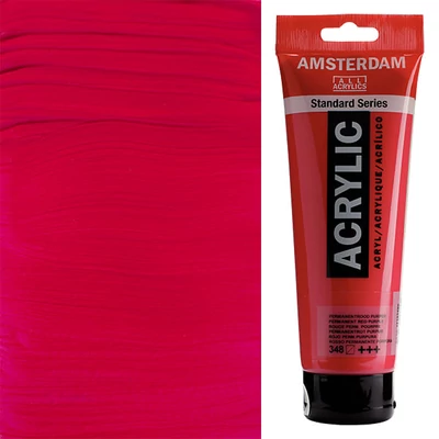 Akrylová farba Talens Amsterdam, 250 ml - 348, permanent red purple