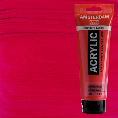 Akrylová farba Talens Amsterdam, 250 ml - 348, permanent red purple