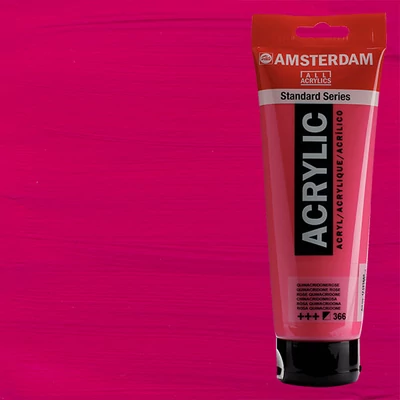 Akrylová farba Talens Amsterdam, 250 ml - 366, quinacridone rose