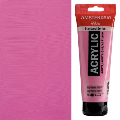 Akrylová farba Talens Amsterdam, 250 ml - 385, quinacridone rose light