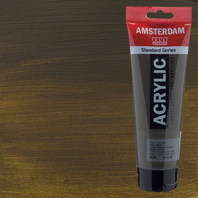 Akrylová farba Talens Amsterdam, 250 ml - 408, raw umber