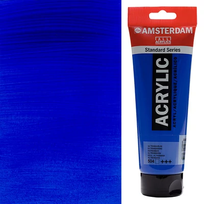 Akrylová farba Talens Amsterdam, 250 ml - 504, ultramarine