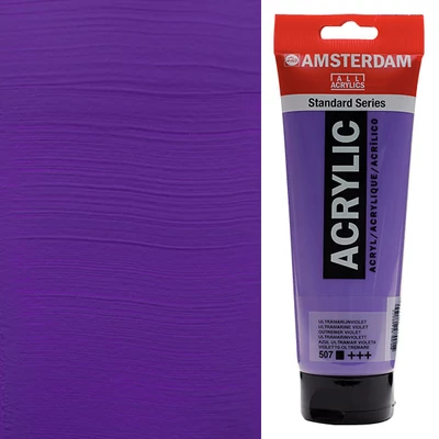 Akrylová farba Talens Amsterdam, 250 ml - 507, ultramarine violet