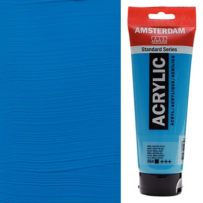 Akrylová farba Talens Amsterdam, 250 ml - 564, brilliant blue