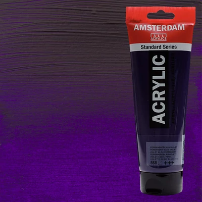 Akrylová farba Talens Amsterdam, 250 ml - 568, permanent blue violet