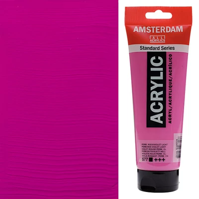 Akrylová farba Talens Amsterdam, 250 ml - 577, permanent red violet light