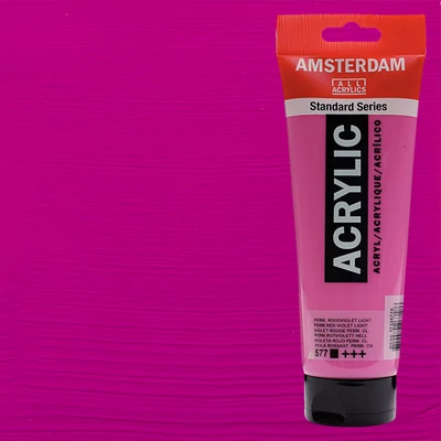 Akrylová farba Talens Amsterdam, 250 ml - 577, permanent red violet light