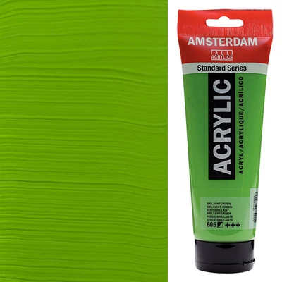 Akrylová farba Talens Amsterdam, 250 ml - 605, brilliant green