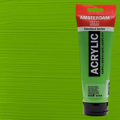 Akrylová farba Talens Amsterdam, 250 ml - 605, brilliant green