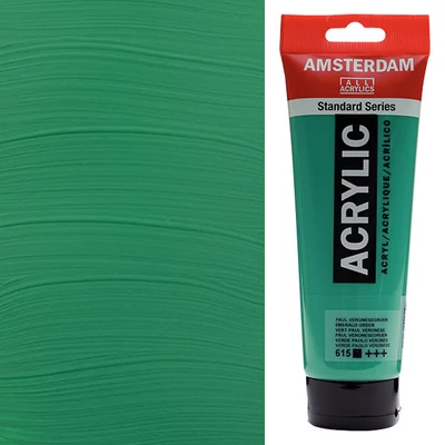 Akrylová farba Talens Amsterdam, 250 ml - 615, emerald green