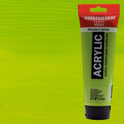 Akrylová farba Talens Amsterdam, 250 ml - 617, yellow green