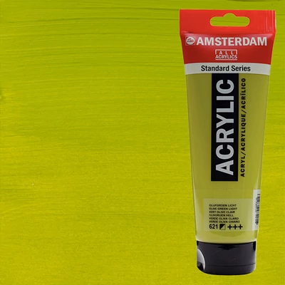 Akrylová farba Talens Amsterdam, 250 ml - 621, olive green light