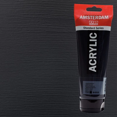 Akrylová farba Talens Amsterdam, 250 ml - 702, lamp black