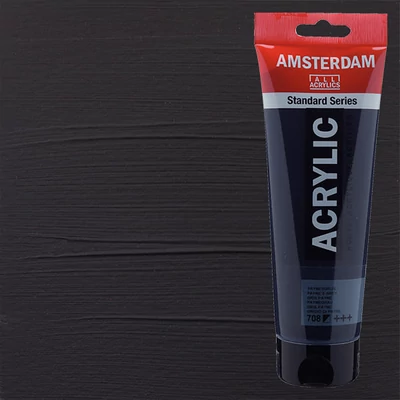 Akrylová farba Talens Amsterdam, 250 ml - 708, Payne's grey