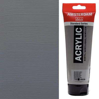 Akrylová farba Talens Amsterdam, 250 ml - 710, neutral grey