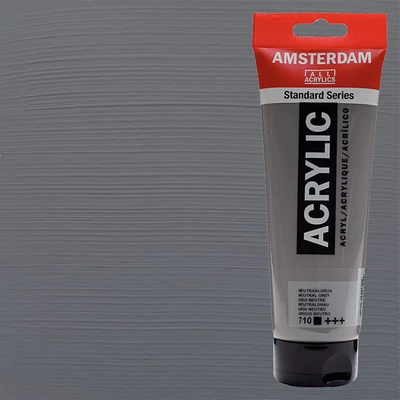 Akrylová farba Talens Amsterdam, 250 ml - 710, neutral grey