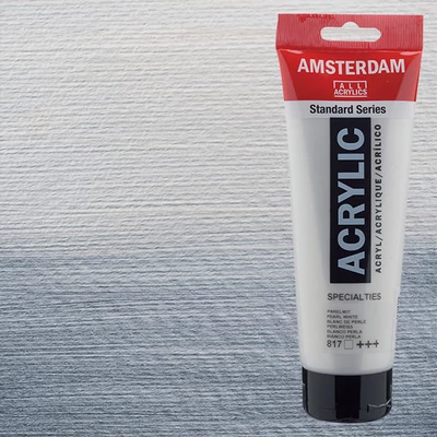 Akrylová farba Talens Amsterdam, 250 ml - 817, pearl white