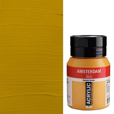 Akrylová farba Talens Amsterdam, 500 ml - 227, yellow ochre