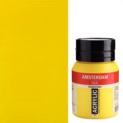 Akrylová farba Talens Amsterdam, 500 ml - 268, azo yellow light