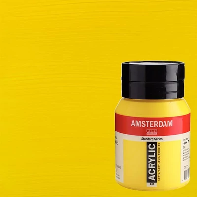 Akrylová farba Talens Amsterdam, 500 ml - 268, azo yellow light