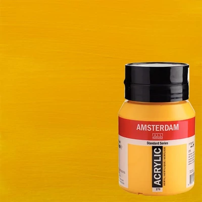 Akrylová farba Talens Amsterdam, 500 ml - 270, azo yellow deep