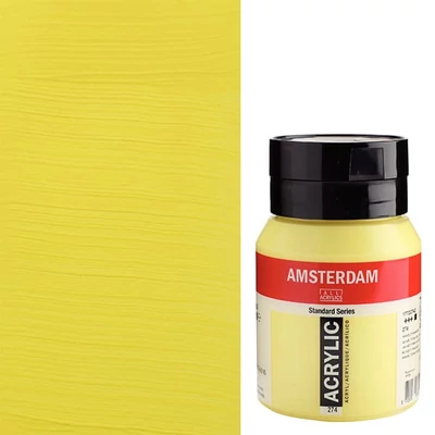 Akrylová farba Talens Amsterdam, 500 ml - 274, nickel titanium yellow