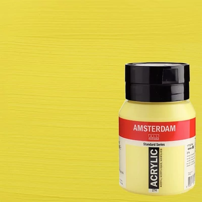 Akrylová farba Talens Amsterdam, 500 ml - 274, nickel titanium yellow