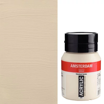 Akrylová farba Talens Amsterdam, 500 ml - 289, titanium buff light