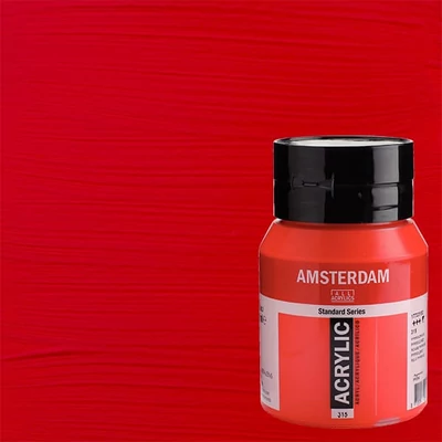 Akrylová farba Talens Amsterdam, 500 ml - 315, pyrrole red
