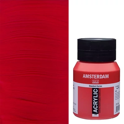 Akrylová farba Talens Amsterdam, 500 ml - 399, naphthol red deep