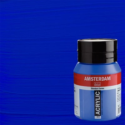 Akrylová farba Talens Amsterdam, 500 ml - 512, cobalt blue (ultramarine)