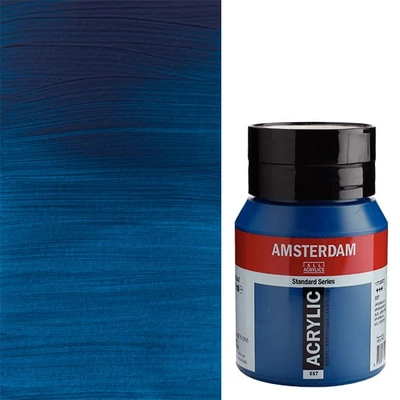 Akrylová farba Talens Amsterdam, 500 ml - 557, green blue