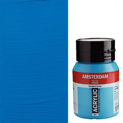 Akrylová farba Talens Amsterdam, 500 ml - 564, brilliant blue