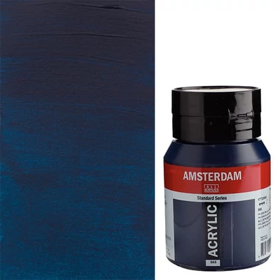 Akrylová farba Talens Amsterdam, 500 ml - 566, prussian blue (phthalo)