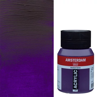 Akrylová farba Talens Amsterdam, 500 ml - 568, permanent blue violet