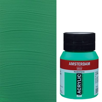 Akrylová farba Talens Amsterdam, 500 ml - 615, emerald green