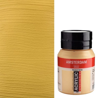 Akrylová farba Talens Amsterdam, 500 ml - 802, light gold