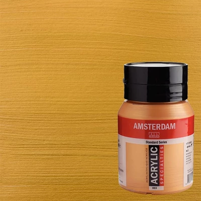 Akrylová farba Talens Amsterdam, 500 ml - 803, deep gold