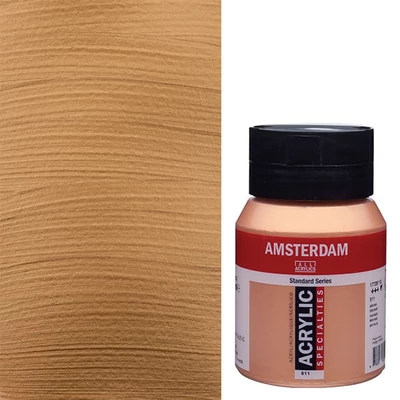 Akrylová farba Talens Amsterdam, 500 ml - 811, bronze