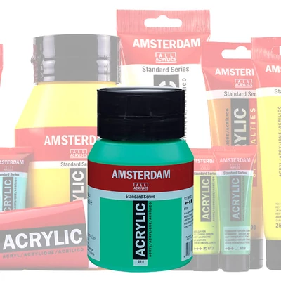 Akrylová farba Talens Amsterdam, 500 ml - vo viacerých farbách