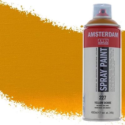 Akrylová farba v spreji na vodnej báze Talens Amsterdam, 400 ml - 227, yellow ochre